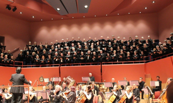 Basingstoke Choral Society on stage