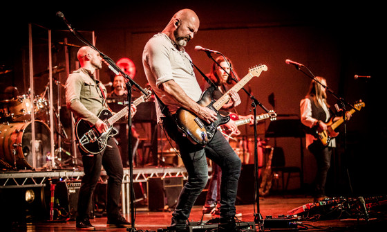 Illegal Eagles on stage