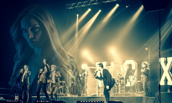VOXX perform on stage
