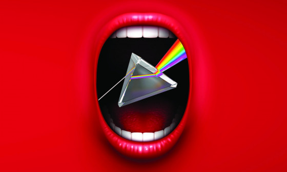 Brit Floyd Logo - A mouth with the Pink Floyd logo
