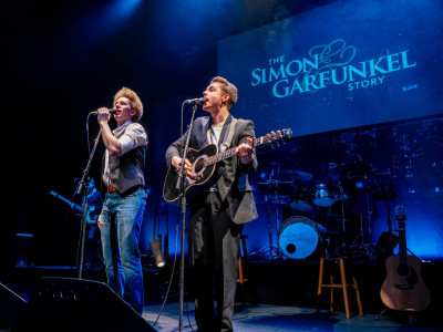 The Simon & Garfunkel Story perform live on stage