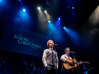 The Simon & Garfunkel Story perform live on stage